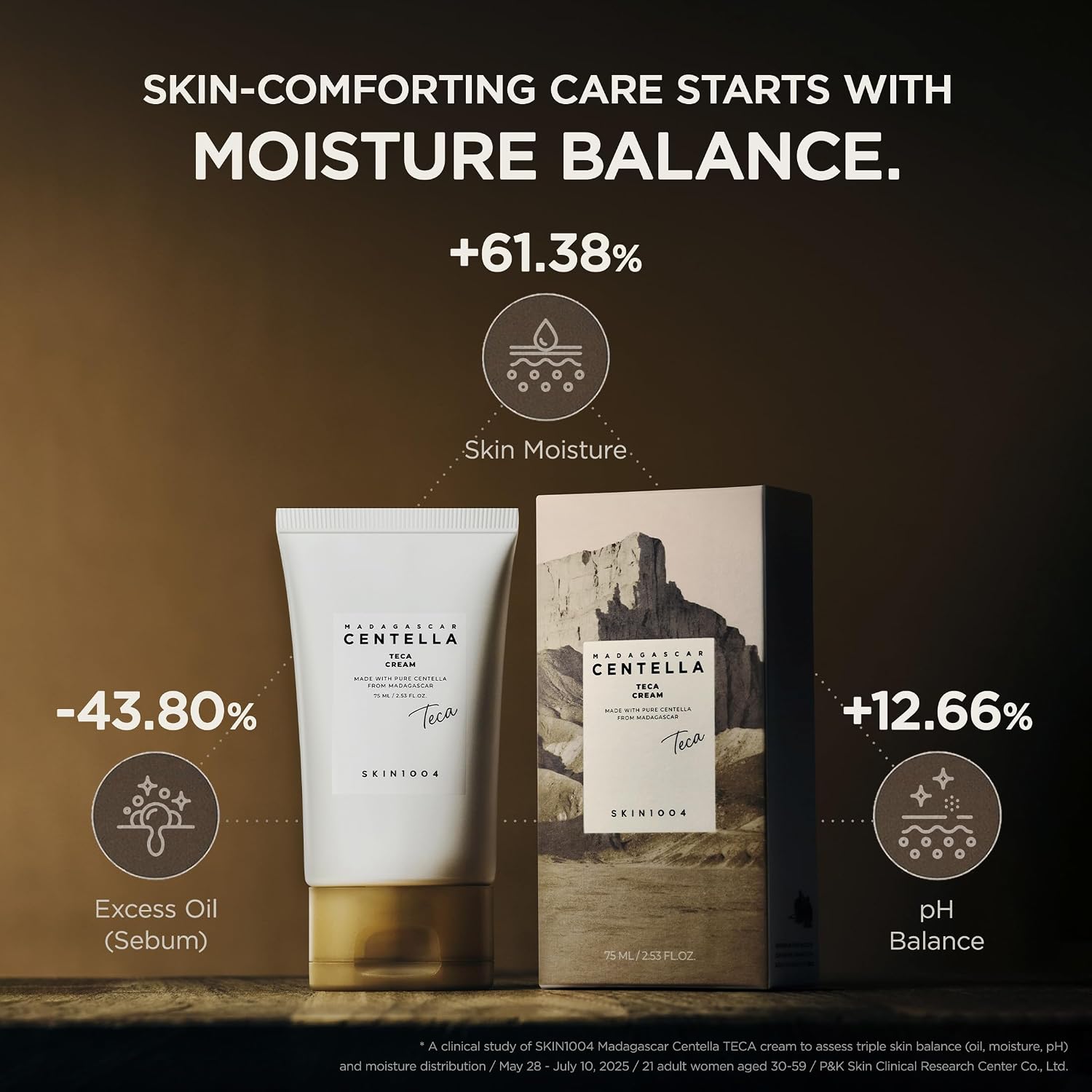 SKIN1004 Madagascar Centella Teca Cream 75ml 